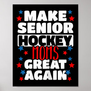 Poster Superbe joueuse de hockey sur gazon senior femme e