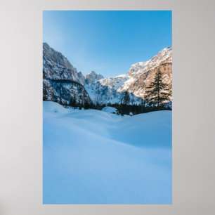 Poster Superbes paysages hivernaux à Tamar valley, Slovén