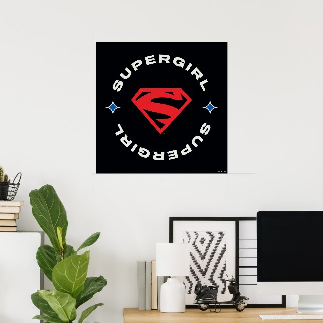 Poster Supergirl Age of Heroes Circle S-Shield (Bureau à domicile)