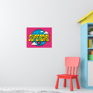 Poster Supergirl Graphisme Pop Mondial