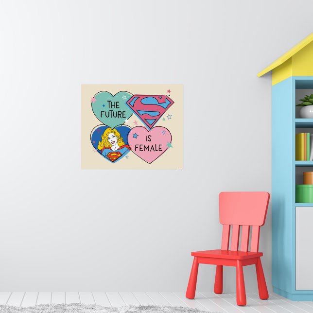 Poster Supergirl "L'avenir est féminin" (Pépinière 1)