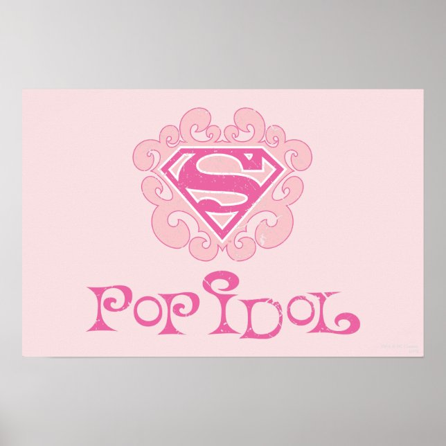 Poster Supergirl Pop Idol (Devant)