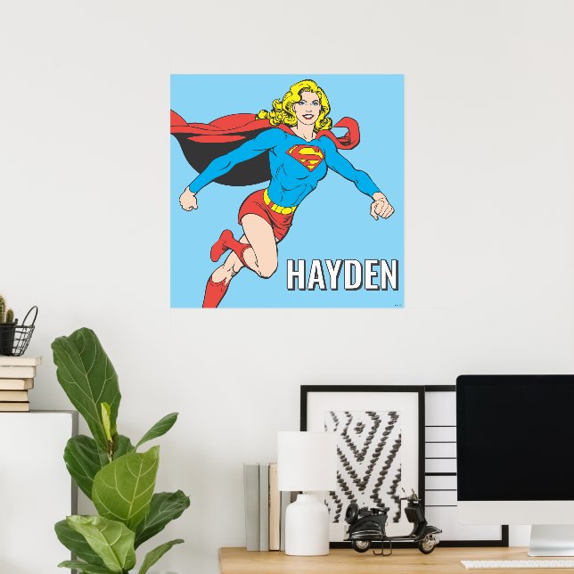 Poster Supergirl Pose 1 (Bureau à domicile)