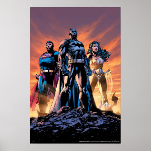 Poster Superman, Batman et Wonder Woman Trinity