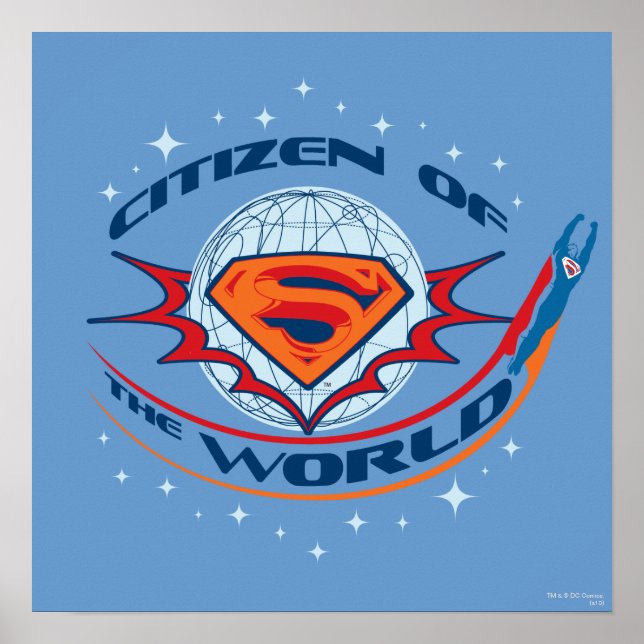 Poster Superman Citoyen du Monde (Devant)