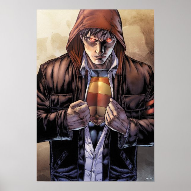 Poster Superman Earth Cover - Couleur (Devant)