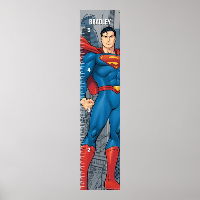 Poster Superman | Graphique de croissance (Devant)