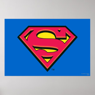 Poster Superman S-Shield   Logo classique