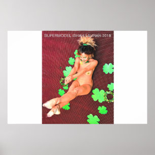 POSTER SUPERMODELE ISHAH LAURAH ST. JOUR DU PATTY 2018