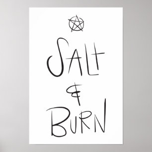 Poster Supernatural Typography