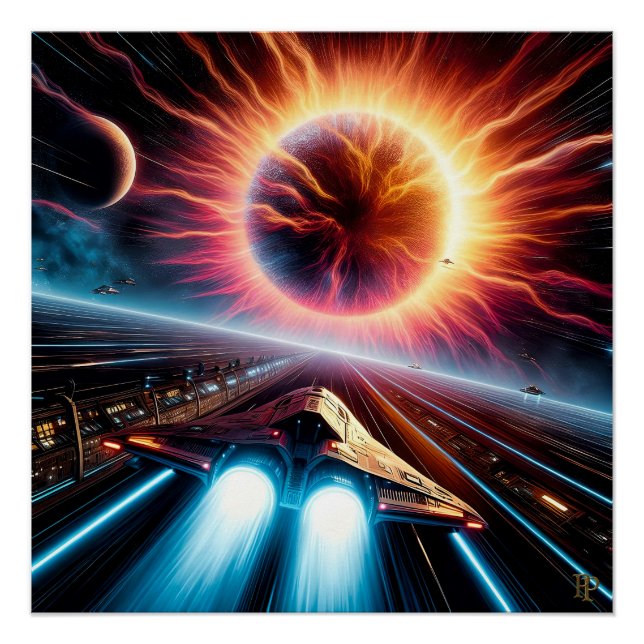 Poster Supernova Blastoff (Devant)