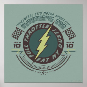 Poster Supersonic Papa - Central City Motor Sports