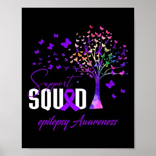 Poster Support Squad For Epilepsy Awareness  (Devant)