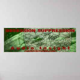 Poster "Suppression de l'obsession" 90cm x 30cm
