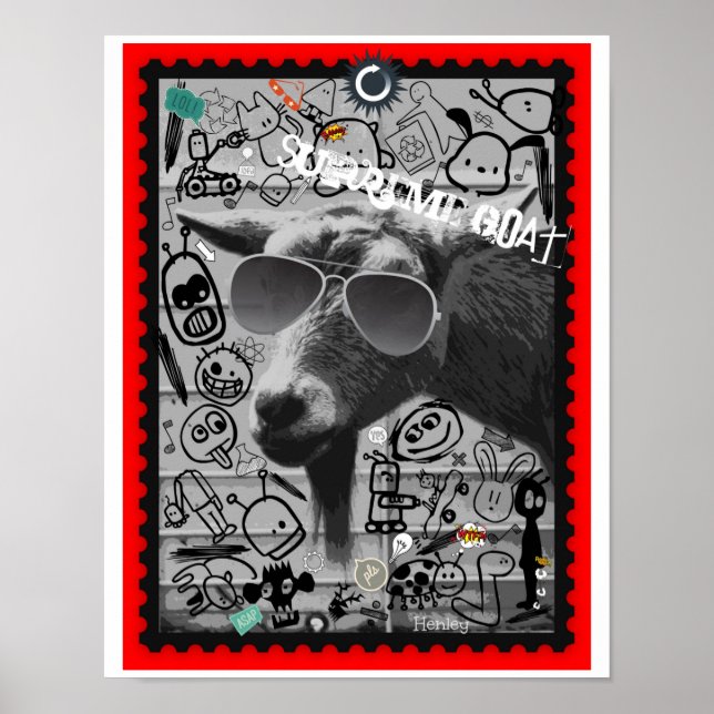 Poster Suprême De Chèvre {Plus Grand De Tous Les T (Devant)