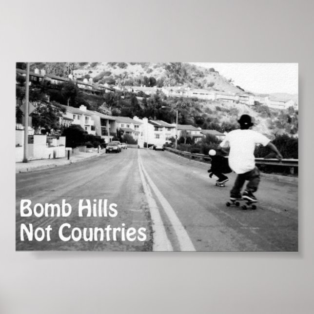 Poster sur Bomb Hills Not Countries (Devant)