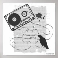 Poster sur cassette