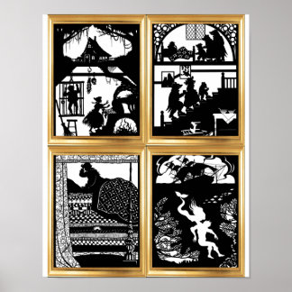 Poster sur la conception de contes de fées