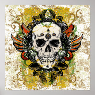 Poster sur la conception du crâne