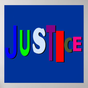 Poster sur la justice inégale