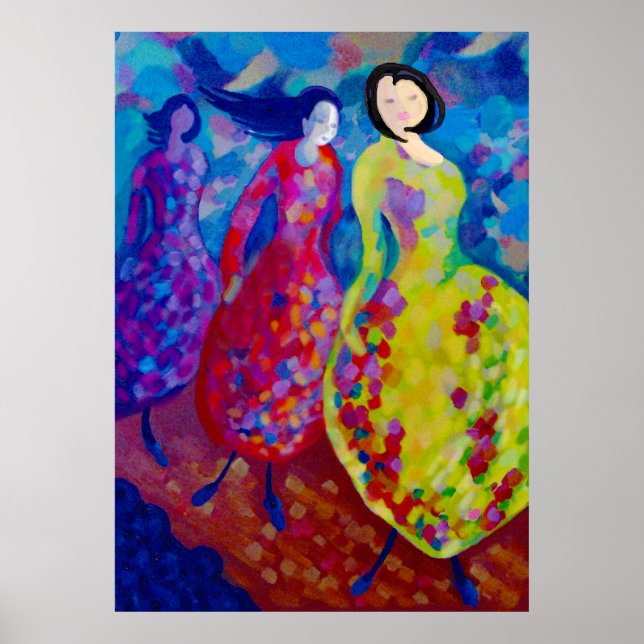 Poster Sur la passerelle (Devant)