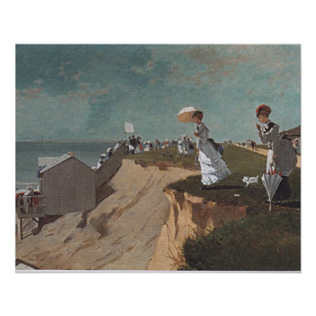 Poster Sur la plage, New Jersey, art (Devant)