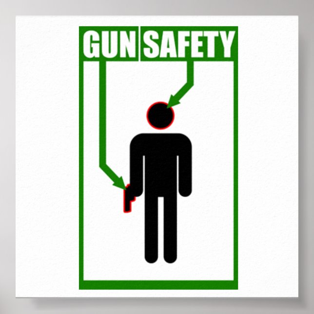 Poster sur la sécurité des armes (Devant)