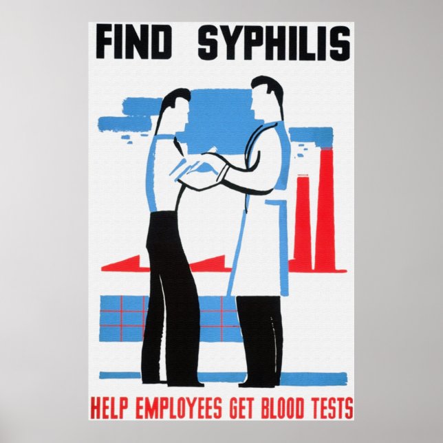 Poster sur la syphilis (Devant)