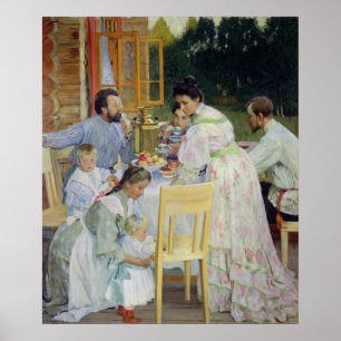 Poster Sur la terrasse, 1906