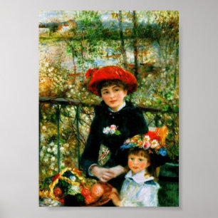 Poster Sur la terrasse de Renoir
