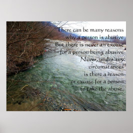 Poster sur la violence domestique