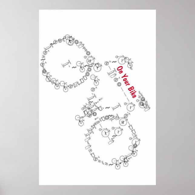 Poster sur l'affiche de votre vélo (Devant)