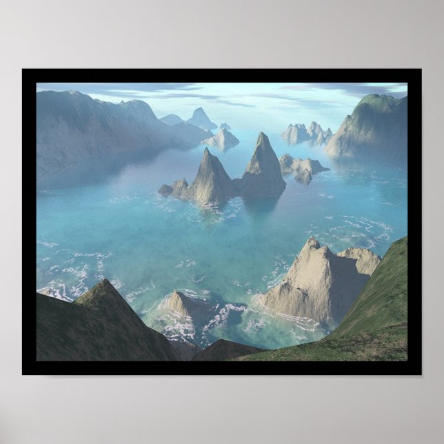 Poster Sur le bord (Devant)