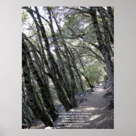 Poster sur le chemin avec Psaume 119:32