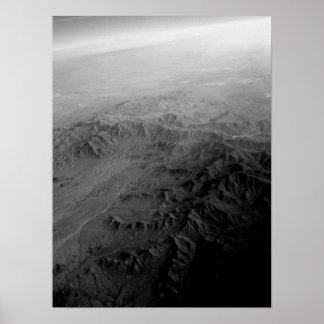 Poster sur le chemin de Hawaii B&W