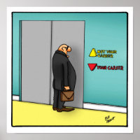 Poster sur le cheminement de carrière amusant