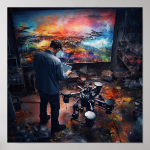 Poster sur le contrôle de la qualité dans la fabri