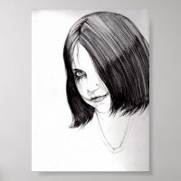 Poster sur le croquis de hasard