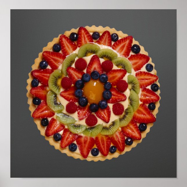 Poster sur le gâteau aux fruits (Devant)