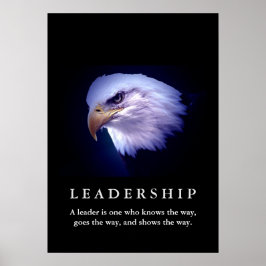 Poster sur le leadership motivationnel de l'aigle 