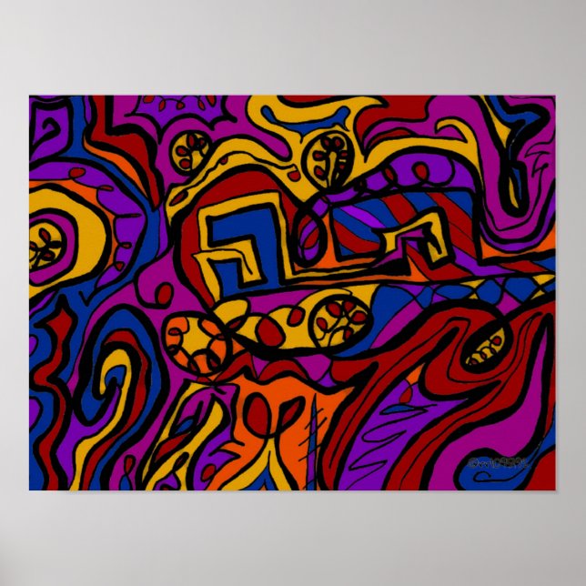 Poster Sur le mur (Devant)