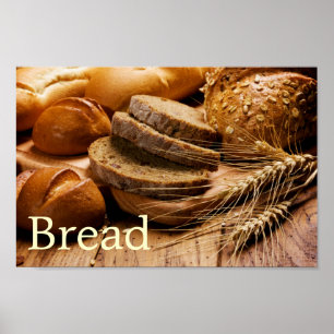 Poster sur le pain et le blé