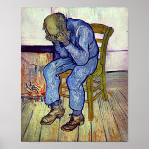 Poster Sur le seuil de l'éternité par Vincent van Gogh