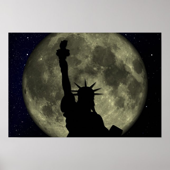 Poster sur le Statut de la Liberté - Personnalisab (Devant)