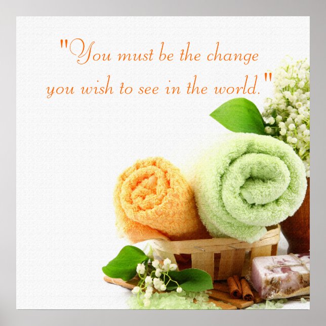 Poster sur le traitement des spas (Devant)