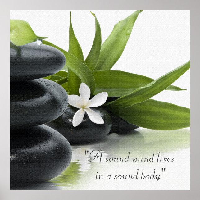 Poster sur le traitement des spas (Devant)