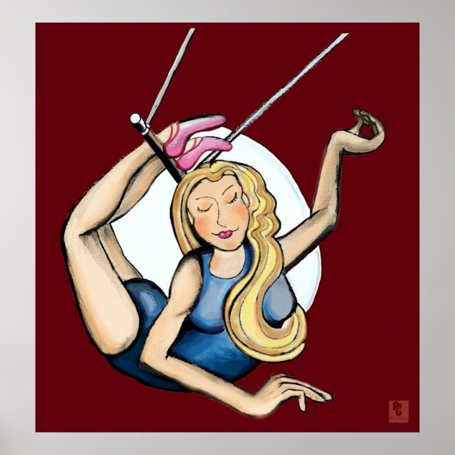Poster Sur le trapèze volant (Devant)