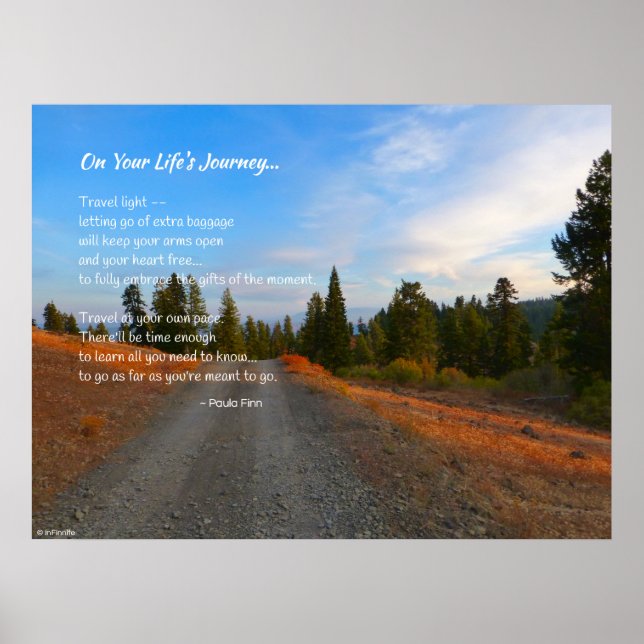 Poster Sur le voyage de votre vie...Poster (Devant)