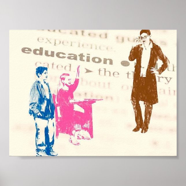 Poster sur l'éducation (Devant)