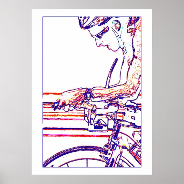 Poster Sur les Aero-Bars (Devant)